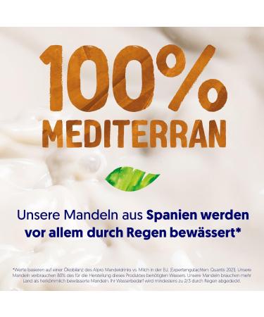 Alpro MandelDrink Original UHT 8x1L - Vegan Lactose-Free Low Fat & Sugar Enriched with Calcium & Vitamins - Buy Online on GoSupps.com