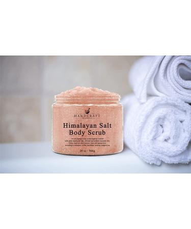 Himalayan Body Scrub 20oz - Moisturizing & Exfoliating Salt Scrub for Face, Hands, Feet - Wrinkles, Stretch Marks Treatment - Smoother Skin for Women & Men - 1.25lb Pack - Buy Online on GoSupps.com
