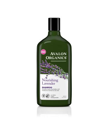 Avalon Organics Nourishing Lavender Shampoo  11 oz. Lavender 11 Fl Oz (Pack of 1)