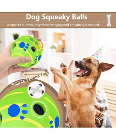Divinggoe 2.75 Dog Toy Ball - Interactive Bald Resistant Water Toy for Small & Medium Dogs - Durable Teeth Training - Yellow - Buy Online on GoSupps.com