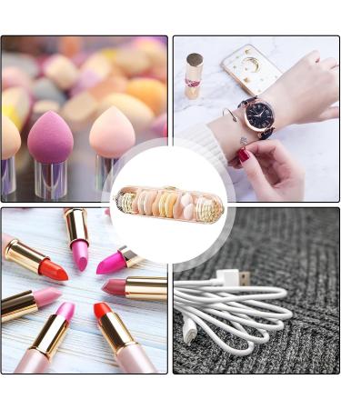 Makeup Sponge Holder Wall Mounted Makeup Sponges Case Multipurpose No Drilling Beauty Blender Organizer For All Sponges Sanitary Headband Jewelry Pink - Buy Online on GoSupps.com