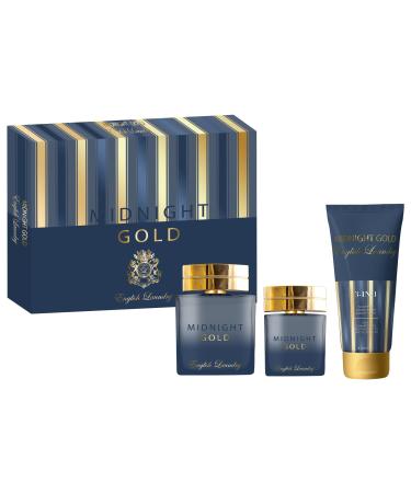 English Laundry Midnight Gold Eau de Parfum 3 Piece Gift Set 3.4 fl. oz.