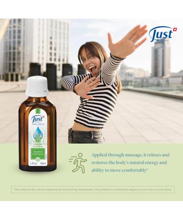 Essential Oil for Family | Swiss Just 31 Herbal & Massage Oil for Muscle & Joint Pain | Eucalyptus | 50ml - Buy Online on GoSupps.com