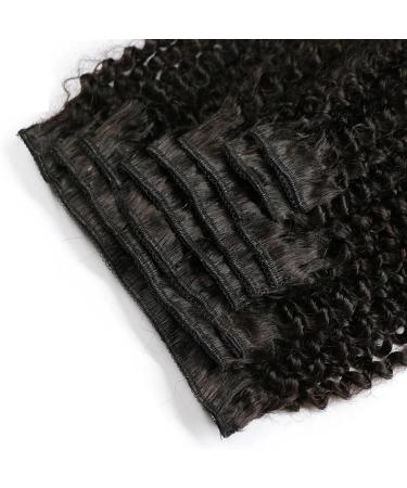 Clip in Hair Extensions 12-26 Inch Kinky Brazilian Human Hair Curly Clip In Hair Extensions Deep Wave Double Weft Full Head Human Hair 120g Curly Hair Extensions for Women 8pieces Clip in Extensions 22 inches - Buy Online on GoSupps.com