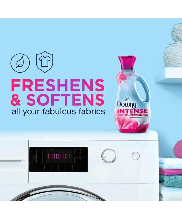 Downy Intense Scent + Freshness Laundry Liquid Fabric Softener, Spring Rush Scent, 166 Loads (Pack of 2) - Buy Online on GoSupps.com