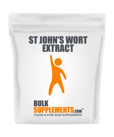 BulkSupplements.com St. John's Wort Extract (100 Grams - 3.5 oz) 3.52 Ounce (Pack of 1)