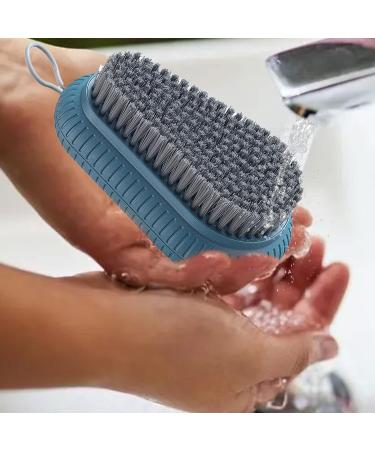 Facynde Nail Brushes for Cleaning | Multi-Purpose Hand & Nail Cleaning Brush for Manicure | Dark Blue Nail Cleaning Tool - Buy Online on GoSupps.com