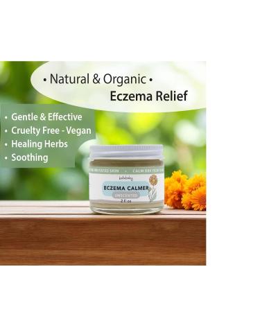 Balm Baby Eczema Calmer - Natural Organic Eczema Dry Skin Itch Relief Balm For Kids - Soothing Moisturizer with Calendula for Sensitive Skin - Glass Jar (Unscented) - Buy Online on GoSupps.com