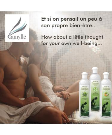 Camylle - Steam Bath Fragrance L'El gant - Fragrances Made from Essential Oils for Steam Rooms Steam Baths or Steam Showers - Floral with Mesmerizing scents and a Sensual Backdrop of Amber - 1000ml - Buy Online on GoSupps.com