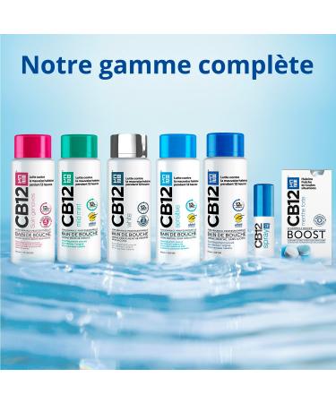 CB12 - Bain de bouche - Soin gencives - Sans alcool - Combat la mauvaise haleine pendant 12 heures - Aide restaurer et maintenir des gencives saines - Ar me menthe fra che - 250 ml - Buy Online on GoSupps.com