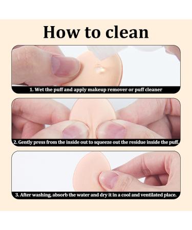 24 Mini Powder Puffs Finger Tassels Sponge Finger Bands Mini Beauty Blender Suitable for Mixing Make Up Suitable for Foundation Concealer Face Eyes Cosmetics Wet and Dry Makeup - Buy Online on GoSupps.com