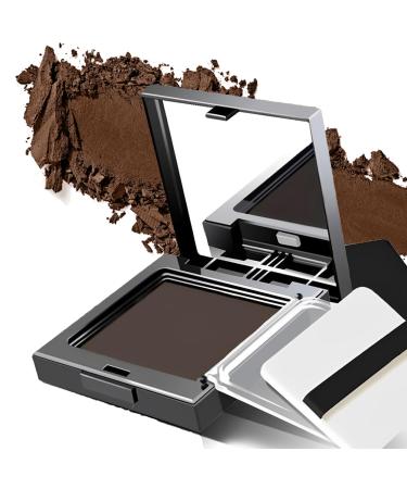 Root Touch Up Powder Hairline Powder Dark Brown Hair Root Colour Touch Up Quick Cover Grey Hair in Hair Regrowth Treatments for Root Concealer-(Dark Brown)