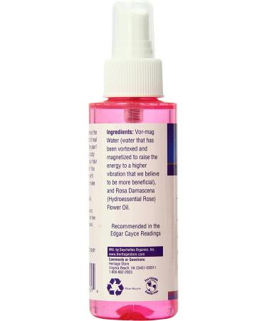 Heritage Store Rose Petals Rosewater - 4 fl oz (118 ml) | Pure Hydrating Facial Mist - Buy Online on GoSupps.com