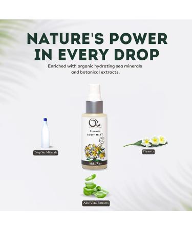 Ola Plumeria Scented Deep Sea Mist - 2 Fl Oz Plumeria 2 Fl Oz (Pack of 1) - Buy Online on GoSupps.com