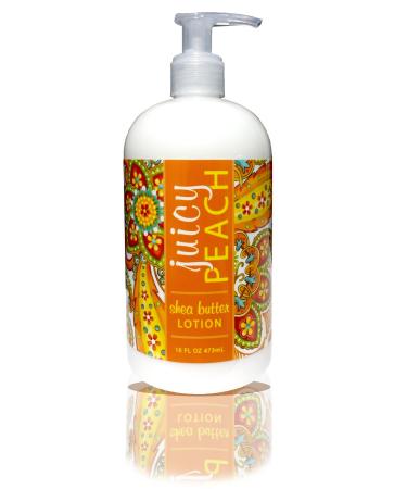 Greenwich Bay JUICY PEACH Shea Butter Hand & Body Lotion Enriched with Cocoa Butter 16 oz