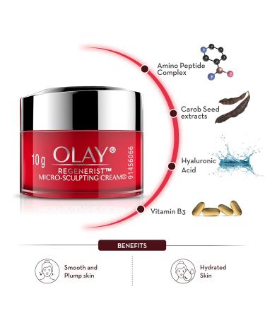 Olay Day Cream: Regenerist Microsculpting Mini Moisturiser (non SPF) 10g/0.35oz Mini Moisturiser (non SPF) 0.35 Ounce (Pack of 1) - Buy Online on GoSupps.com