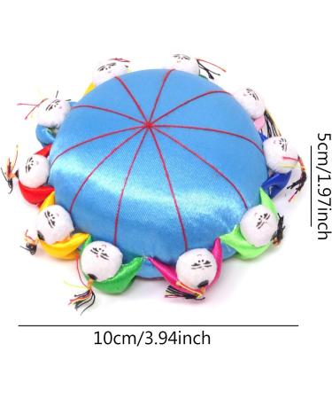 Honbay Handmade Chinese Traditional Style Needle Pin Cushion with 10 Kids (Blue) - Buy Online on GoSupps.com