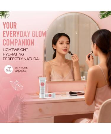 SHEIDA BB Creme Leight cr me de jour teint e avec SPF 30+ hydratation 24h et optimiseur de la peau pour un teint uniforme enrichi en vitamine E & C Clair 50 ml (Lot de 1) - Buy Online on GoSupps.com