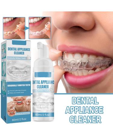  Dyceittdia Dyceittdia Orthodontic Foam Cleaner 60ml Denture Cleaner Foam Cleaning for Dentures Active - Buy Online on GoSupps.com