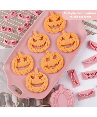 WNV 12-Piece Pumpkin Pancake Cookie Cutter Set with Custard Cream Biscuit Cutter - Perfect for Spooky Cake Decorations and Sandwich Cutters for Children - Buy Online on GoSupps.com