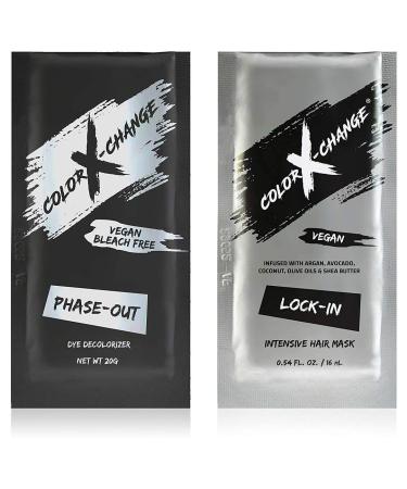 Color X-Change Phase-Out Gentle Dye Decolorizer + Intensive Hair Mask , 2 Count (Pack of 1)