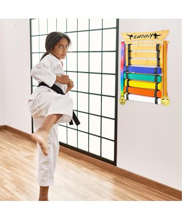 Tilhumt 8 Belt Karate Taekwondo Martial Arts Personalized Belt Display Rack - Buy Online on GoSupps.com