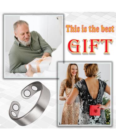 EnerCoppeX 3500 Gauss Magnetic Ring | 99.99% Pure Copper | Classic Graphic Design | Men & Women | 4 Powerful Magnets - Buy Online on GoSupps.com
