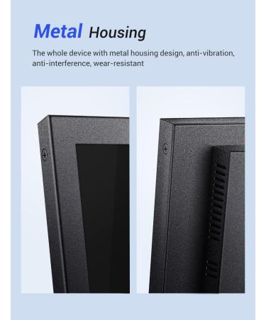 Eyoyo 8 inch HDMI LCD Monitor | Portable 1280x720 IPS Screen | HDMI/VGA/AV/BNC Input | Wall Bracket & Remote Control | for PC CCTV Security Camera Raspberry Pi - Buy Online on GoSupps.com