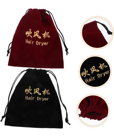 Sosoport 2pcs Hair Dryer Storage Bag Duffle Bag for Travel Styling Tools Appliances Travel Bag Hotel Supplies - Buy Online on GoSupps.com
