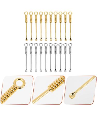 Cabilock Tiny Spoon 20pcs Ear Cleaning Kit - Safe Ear Wax Removal Tool - Keychain Pendant - Easy & Painless Ear Pick for Men, Women, Kids - Gold & Silver (Small Spoons) - Buy Online on GoSupps.com