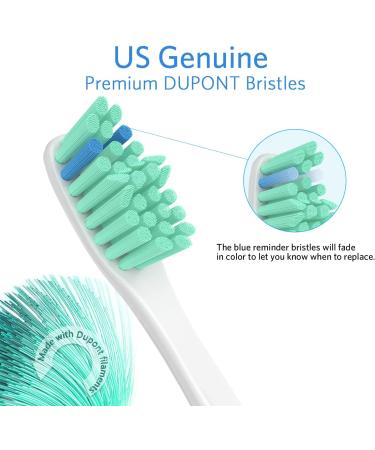Replacement Toothbrush Heads for Philips Sonicare E-Series - 6 Pack Precision Clean Refills - Buy Online on GoSupps.com