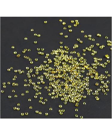 FEIlei Mini Beads Nail Charms Nail Gems Gold Silver Nail Art Studs Nail Art Decorations - Buy Online on GoSupps.com