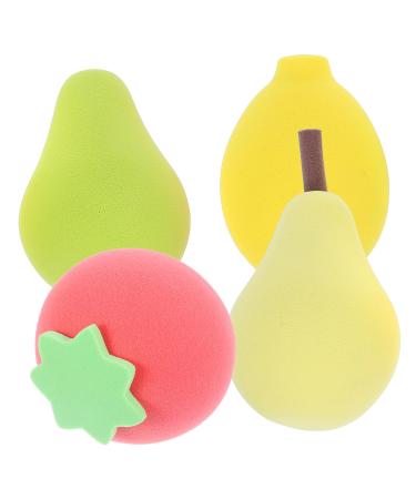 FRCOLOR 4pcs Beauty Egg Makeup Sponges Face Cosmetic Supply Beauty Puff Makeup Puffs Makeup Tools Women Makeup Supplies Foundation Puffs Cosmetic Tools Miss Powder Puff Small Puff