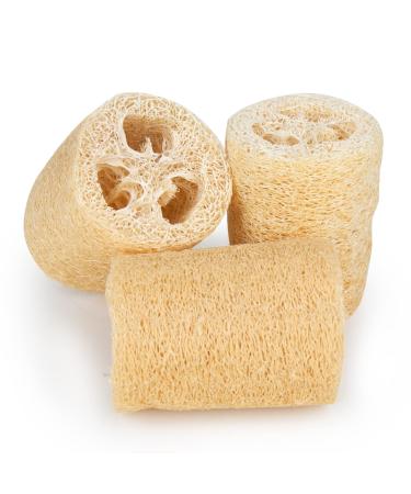 Natural Loofah Sponge Loofah Body Scrubber Exfoliating Organic Beauty Bath and Radiant Skin (Primary Color)