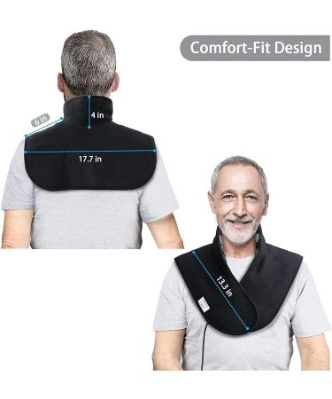 UTK Natural Jade & Tourmaline Heating Pad for Neck & Shoulder - EMF Free, Memory Function, Auto Shut Off - Temperature Adjustable - 23.2 X 17.7 - 1 Count - Buy Online on GoSupps.com