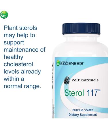 Nutra BioGenesis Sterol 117 - Plant Sterols Supplement Phytosterol Supplement for Men & Women Health & Wellness Support with Beta Sitosterol - 60 Vegetarian Capsules - Buy Online on GoSupps.com