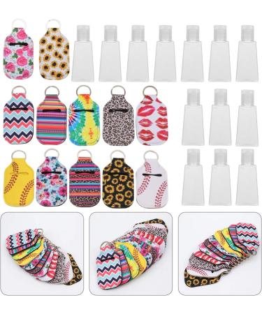 Lurrose 48 STK Bottle Set - Portable Travel Shampoo Containers & Key Trailer Holders | Multi-Color NEOPRES 10.5x6cm | Ideal for Detergent & Travel - Buy Online on GoSupps.com