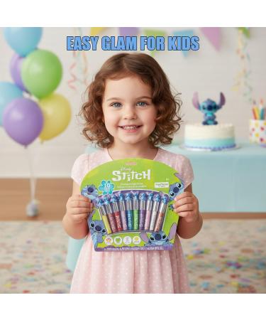 Stitch Kit 10 pi ces de brillant l vres base de plantes articles de f te pour filles id al pour les f tes les soir es pyjama et les cadeaux d'anniversaire partir de 3 ans par Townley Girl - Buy Online on GoSupps.com