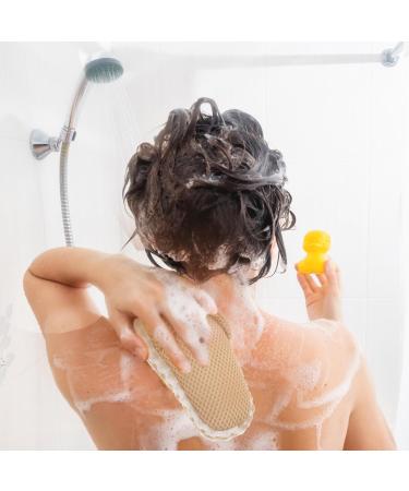 FOMIYES Bath Back Shower Scrubber - Exfoliating Loofah Sponge & Funny Slipper Shaped Body Washing Pad | Best Bathroom Accessories for Deep Cleansing - Buy Online on GoSupps.com