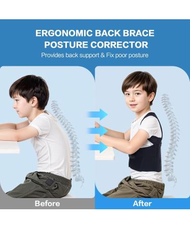 Posture Corrector for Kids | Adjustable Back Support Belt for Optimal Back Shoulder & Lumbar Care - U9 - Buy Online on GoSupps.com