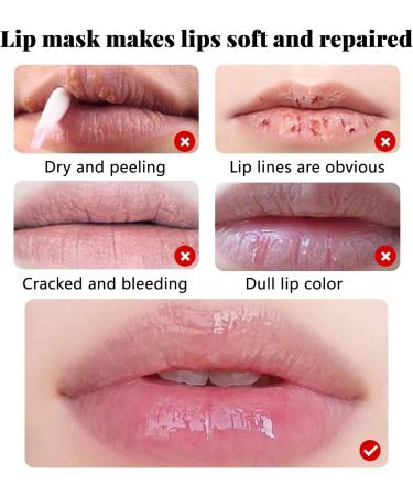  MagiSel Pack of 15 moisturizing lip masks for lip care with collagen - To brighten lip wrinkles - Sleeping mask for dry and chapped lips - Buy Online on GoSupps.com