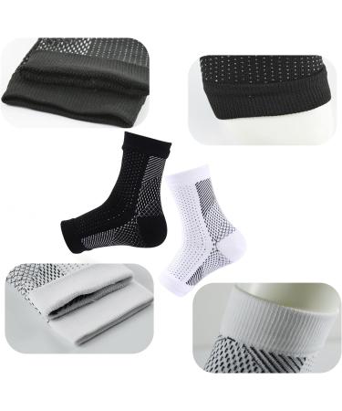 4 Pairs Plantar Fasciitis Socks Neuropathy Socks for Women and Men Soothe Relief Socks for Neuropathy Pain Women Plantar Fasciitis Relief Compression Socks for Arch Pain Foot Swelling & Fatigue - Buy Online on GoSupps.com