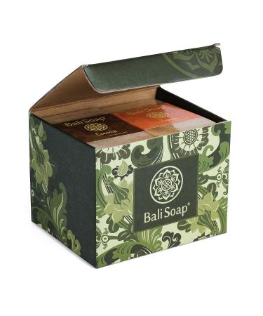Bali Soap - Green Collection 6pc Variety Scent Bar Soap for Men & Women - Handmade, Vegan, All Natural - Ideal for Face, Hand, Body - 3.5 Oz each - Buy Online on GoSupps.com