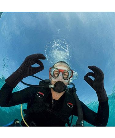 ZCCO Premium Neoprene Diving Gloves 3mm Large | Surfing & Water Sports Gloves with Skid Resistance | Elastic Wrist, Double-Layer Design - Buy Online on GoSupps.com