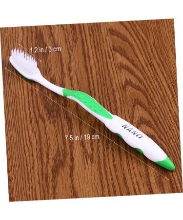 Minkissy Nano Toothbrush Set - 4 Ergonomic Soft Antibacterial Toothbrushes for Adults | Oral Hygiene Essentials | Travel Bags Included - Buy Online on GoSupps.com
