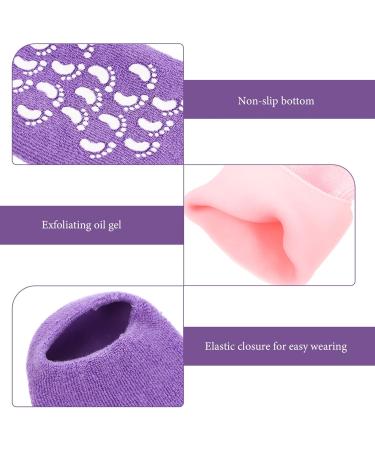 2 Pairs Gel Socks Foot Heel Lotion Socks Dry Feet Socks Supple Spa Socks Features Socks for Women Reusable Moisturizing Socks Women s Socks Soft Cotton Yarn Miss Nursing Cover 22x10x1cm - Buy Online on GoSupps.com