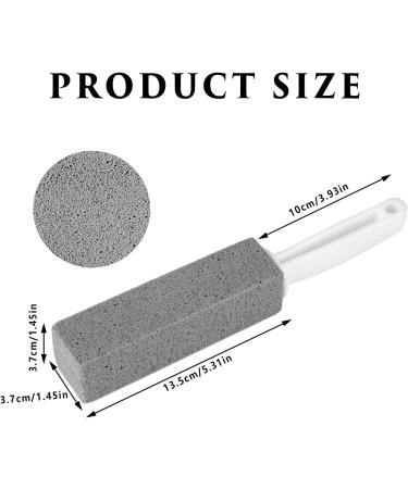 Pack of 2 Pumice Cleaning Stone Pumice Stone for ToiletToilet Limescale Remover Pumice Stone Toilet Bowl Cleaner Pumice Stone with Handle for Cleaning Toilet Seats and Hard Water Stains - Buy Online on GoSupps.com