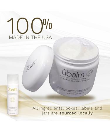Buy ubalm White Unscented Hydrating Cream - Salon Formula for Very Dry Skin (5 fl oz) | Original Udder Balm - International Shipping Available - Buy Online on GoSupps.com