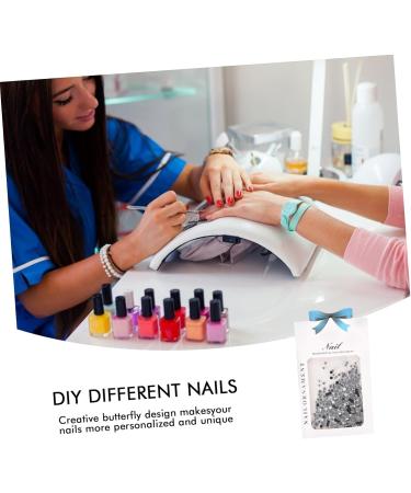 FRCOLOR 1 Nail Stone Manicure Crystal Diamond Assorted Fashion Nail Stones Flat Nail Decorations for Nail Art Jewelry Flatback Rhinestones Nail Decorations Diamond Nail Supplies 12.4X7.2X0.2cm - Buy Online on GoSupps.com
