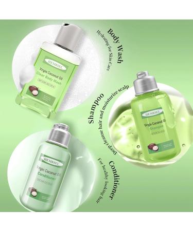 Womens Gift Sets Coconut Oil for Skin Care Skincare Gift Set Self Care Bath Gift Sets with Body Wash Shampoo Conditioner Gifts for Women - Buy Online on GoSupps.com